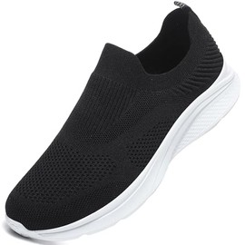 Tenis para Hombre Zapatos de Malla Transpirable Zapatillas de Deporte Casuales Zapatos de Caminata Ligeros y Antideslizantes                          
