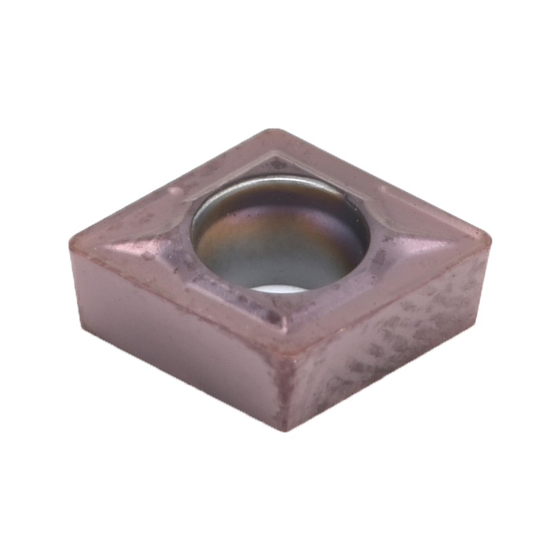 10Pcs Carbide Turning Blade Titanium Alloy High Temperature Resistance Rhombus
