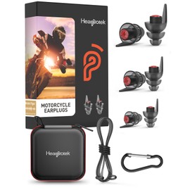 Hearprotek Motorrad-OhrstöPsel, Waschbare Silikon-OhrstöPsel, 3 Paar, 24 Db WindgeräUschisolierung FüR GehöRschutz, Ideal FüR Motorradfahren, Rennen, Motorradliebhaber