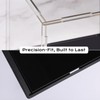 14.2" D x 8.7" W x 10.6" H, Clear Acrylic