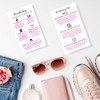 Boutique Marketing LLC Microblading Aftercare Instruction Cards | 50 Pack