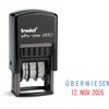 Trodat 4850 Professional Date Stamp with 2-Colour Ink Pad Blue/Red