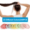 Pack of 240 Girls Hair Bobbles, 23 Colours, 2 mm