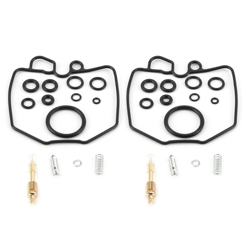 2 Sets Motorcycle Overhaul Carburetor Rebuild Kit Fit for Honda