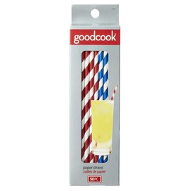 Bradshaw Good Cook 9 In. Paper Straw (50-Count) - 1 Each,Assorted,25003