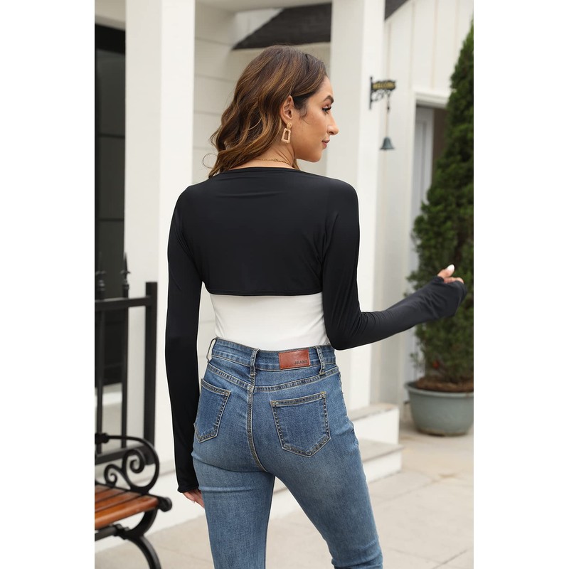 Hairwilly Cooling Shawl Arm Sleeve with Finger Hole Sun Protection