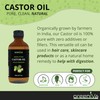 GreenIVe Castor Oil Organically Grown 100% Pure 8oz Glass Bottle