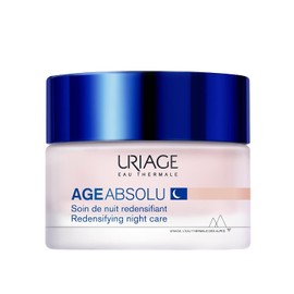 Uriage Age Absolu Mascarilla de noche reafirmante 50ml - con Retinol , Ácido Hialurónico y manteca de karité - Booster Procolágeno X6. Reduce visiblemente las arrugas. Textura fresca y ultra cómoda. Patente exclusiva antienvejecimiento