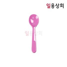 Disposable Shaved Ice Ice Cream Spoon CI Small 85mm Row Individually Wrapped 1000 Pieces Pink / 일회용 빙수 아이스크림 스푼 CI 소 85mm 줄줄이 개별포장 1000개 분홍