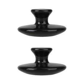 2 Pcs Facial Massage Stones Mushroom Shaped Gua Sha Stones Natural Face Scrapping Massagers for Face Eye Neck Spa Relaxing