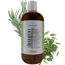 Champ de Aceite de Romero, Anticada, Ayuda a Reducir la Cada y Estimula el Crecimiento Capilar (480 ml)                                               