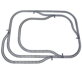 Building Blocks Train Track System - Urban Railway Accessories for Major Brands