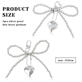 Zernblend 2 Set Pearl Loops Tassel Keychain, Gifts For Women, Gift For Women, Gifts For Mom, Gift Girlfriend