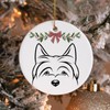 Minimal Dog Christmas Ornament:_#29 Cairn Terrier