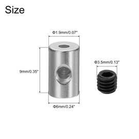 sourcing map 20pcs Pin Backs Locking Pin Locking Pin Keepers Locking Clasp Locking Pin Keeper Backs Locking Pin Backs Copper Pin with 2pcs Wrench (9mmx6mm, Silver Tone)