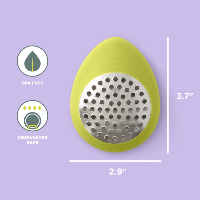 Chef'n Peel 'n Grate Ginger Peeler and Grater,Green