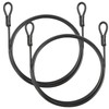 1/8" Travel Security Cable Lock, 7×7 Braided Steel Wire with