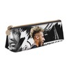 Neymar Pencil Case, Large Capacity, Multi-functional, Stylish, Leather, Leather Pen