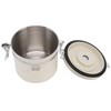 Airtight Coffee Canister 304 Stainless Steel Valve with Scoop for