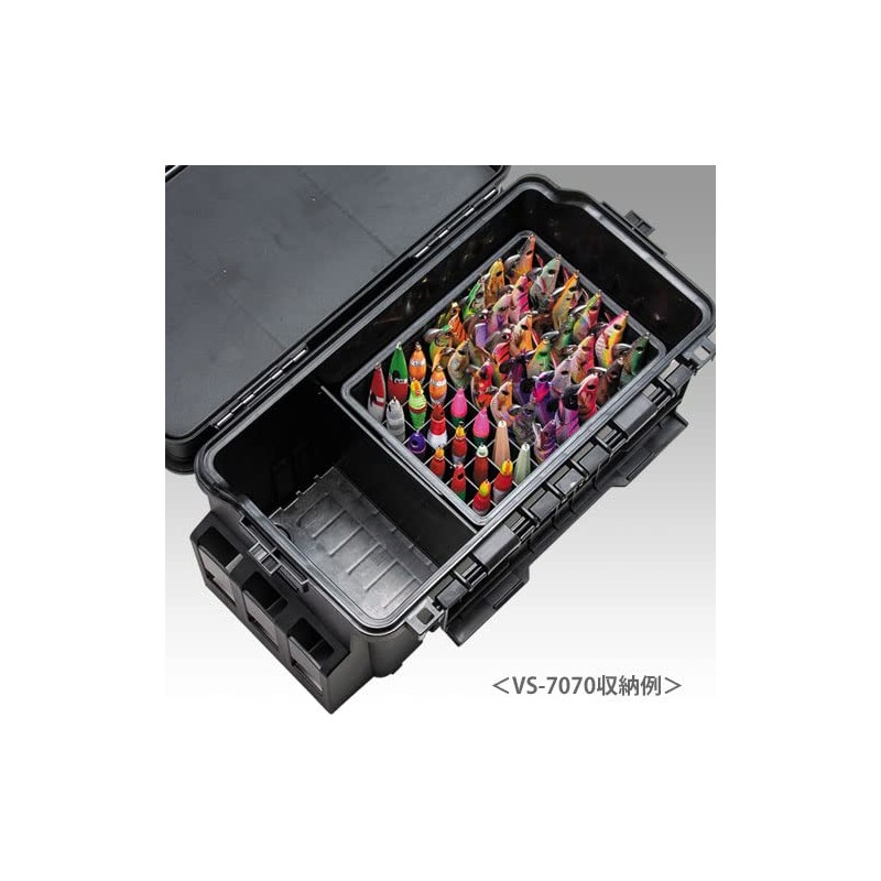Meiho Squid Stocker BM-S, Color: Black, Size: W 8.9 x