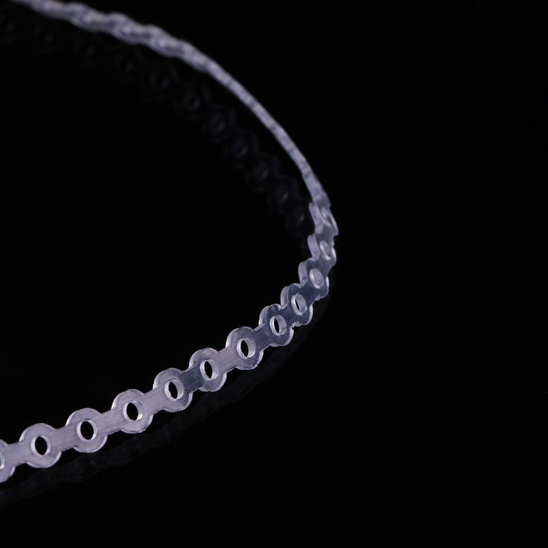 RZJZGZ Clear Dental Orthodontic Elastic Chain Power Chains Brace Orthodontic
