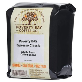 Espresso Classic 2lb-5lb Roasted Whole Bean Espresso Coffee (5lb Bag)