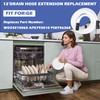 IWIWE WD24X10065 3028711 12 Feet Dishwasher Drain Hose Extension Replacement