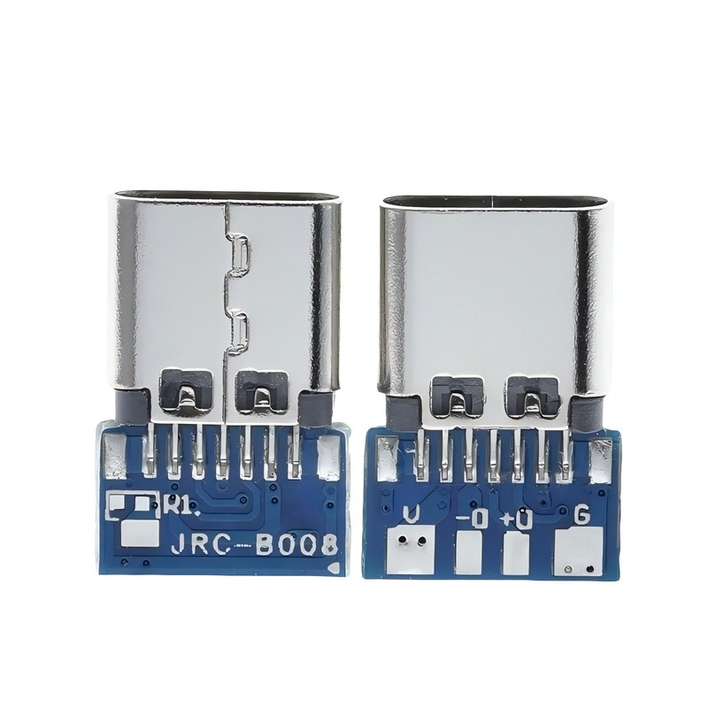 10 Pcs USB 3.1 Type C Connector 24 Pins Male