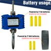Digital Crane Scale,2200lb/1T Heavy Duty Digital Hanging Scale,Crane Scale Industrial