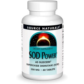 Source Naturals, SOD Power (  Superoxide Dismutase) 250 mg -60 Tablets