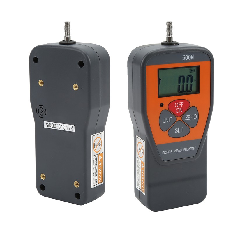 RuoShui 500N Digital Force Gauge with LCD Backlight Screen Portable