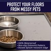 Leash Boss Dog Food Mat for Food and Water Bowls,