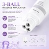 Magic Collagen Fullerene Neck Cream with Roller,Tighte &Lift Firming,2 Pack