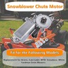 Weonefit Snowblower Chute Motor Crank Motor 52423300 Replacement for Ariens