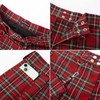 Men's Kilt Tartan Scottish Traditional Highland Wedding Kilt Outfit Red