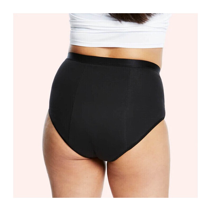 Love Luna Super Period Full Brief, Black / 12/14