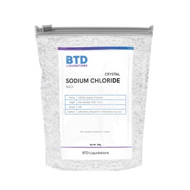 Sodium Chloride Crystal 99.5% Pure, USP Grade, CAS 7647-14-5 100g