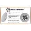 Heat Equalizer-12 inch Commercial Grade High Polish Heat Diffuser for