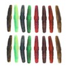 16pcs Soft Lure TPR Bite Resistant Hidden Hook Tip Built