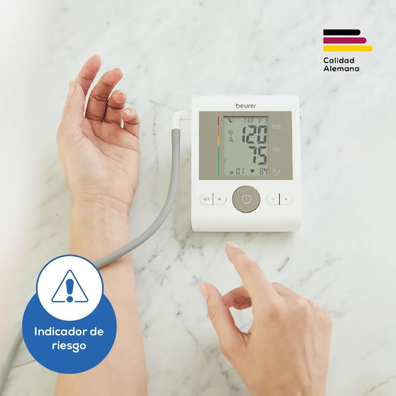 Monitor De Presin Arterial Bm28 Adaptador De Corriente Blanco