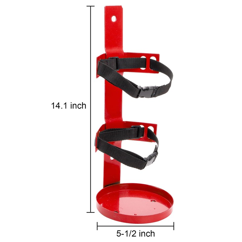 Bekith 2 Pack Fire Extinguisher Mount Wall Bracket, Heavy Duty