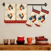 Arquiel Farmhouse Rooster Kitchen Towels and Oven Mitts Set 4Pcs,