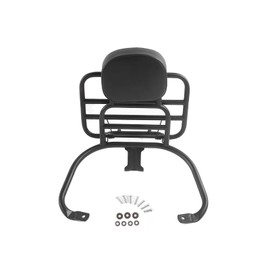 Luggage Carrier Rack Fit for Vespa Sprint Primavera 50 125 150 250 300 GTS, Rear Luggage Carrier Rack with Backrest Cushion