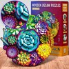 ESC WELT Succulent Wooden Puzzle 200 Pieces - Uniquely Shaped