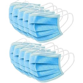 Pack of 50 COE Medical Protective Masks According to Type 2 R EN14683 Mouth Nose Protection