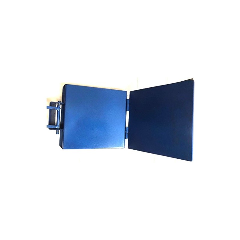 Made in Mexico Blue Manual Flower/Corn All Metal Tortilla Maker