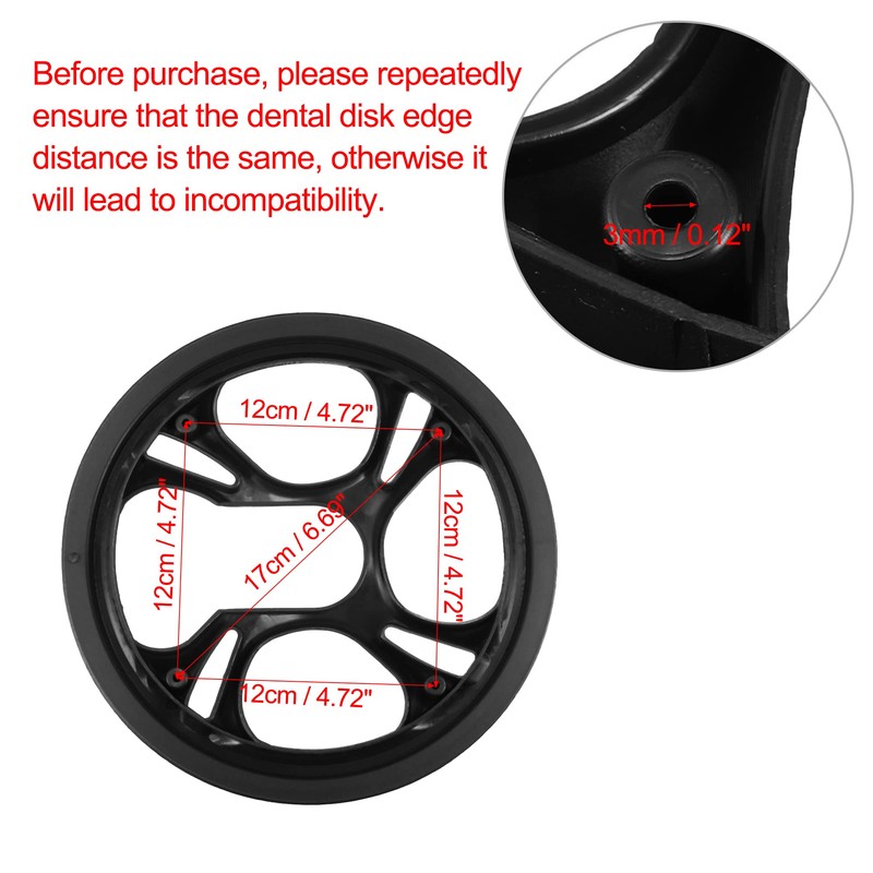 X AUTOHAUX 2pc 48 Teeth 12cm 4 Holes Bicycle Bike