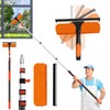 26FT High Window Cleaning Kit with Pole, 2 in 1