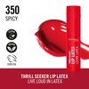 Rimmel London, Thrill Seeker Lip Latex, Rossetto liquido, Lucidalabbra, Colore