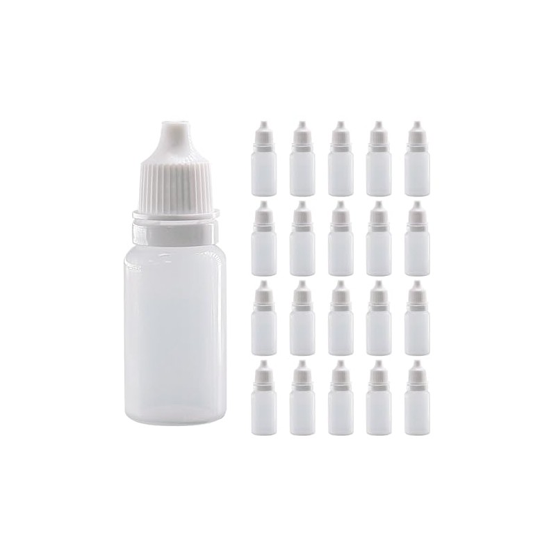 XWYDZ 20 Pcs 10ml Dropper Bottle, 10ml Bottles, Dropper Bottle